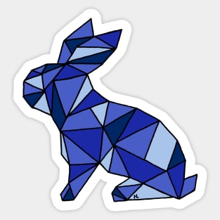 Geometric Rabbit Sticker